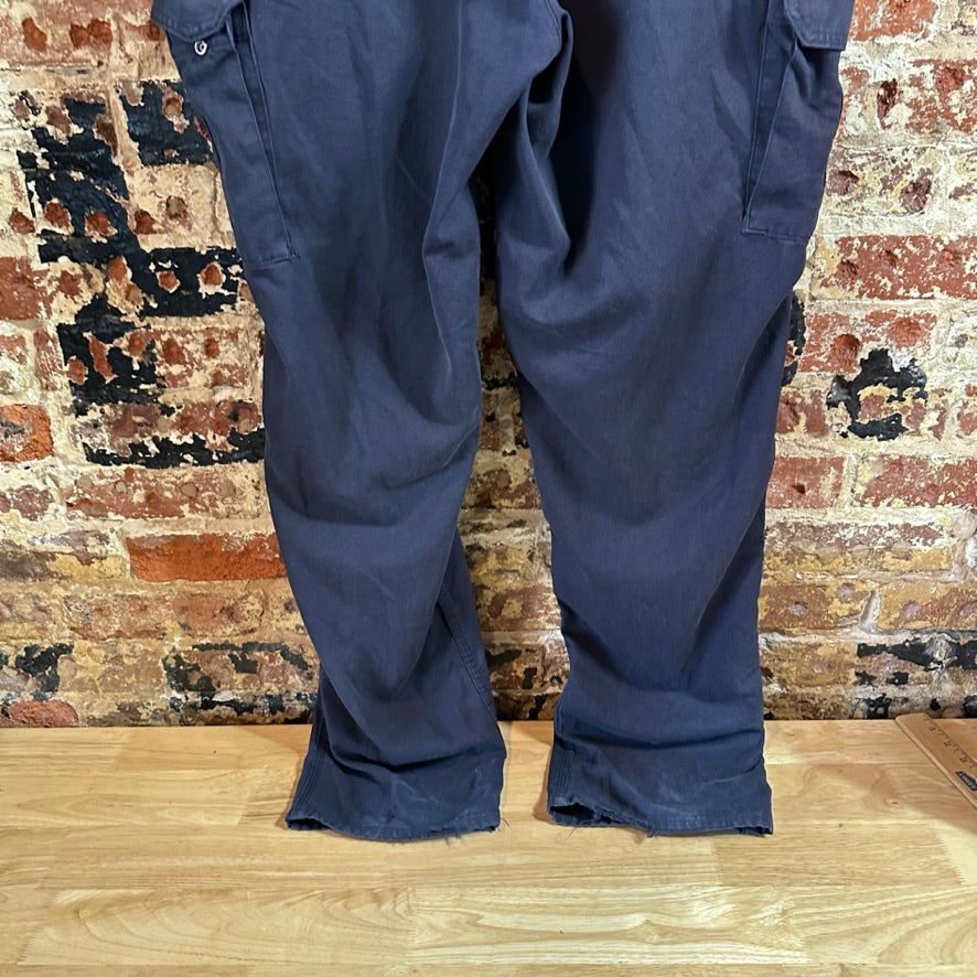 Carhartt FR Mens 42x34 Blue Cargo Pants