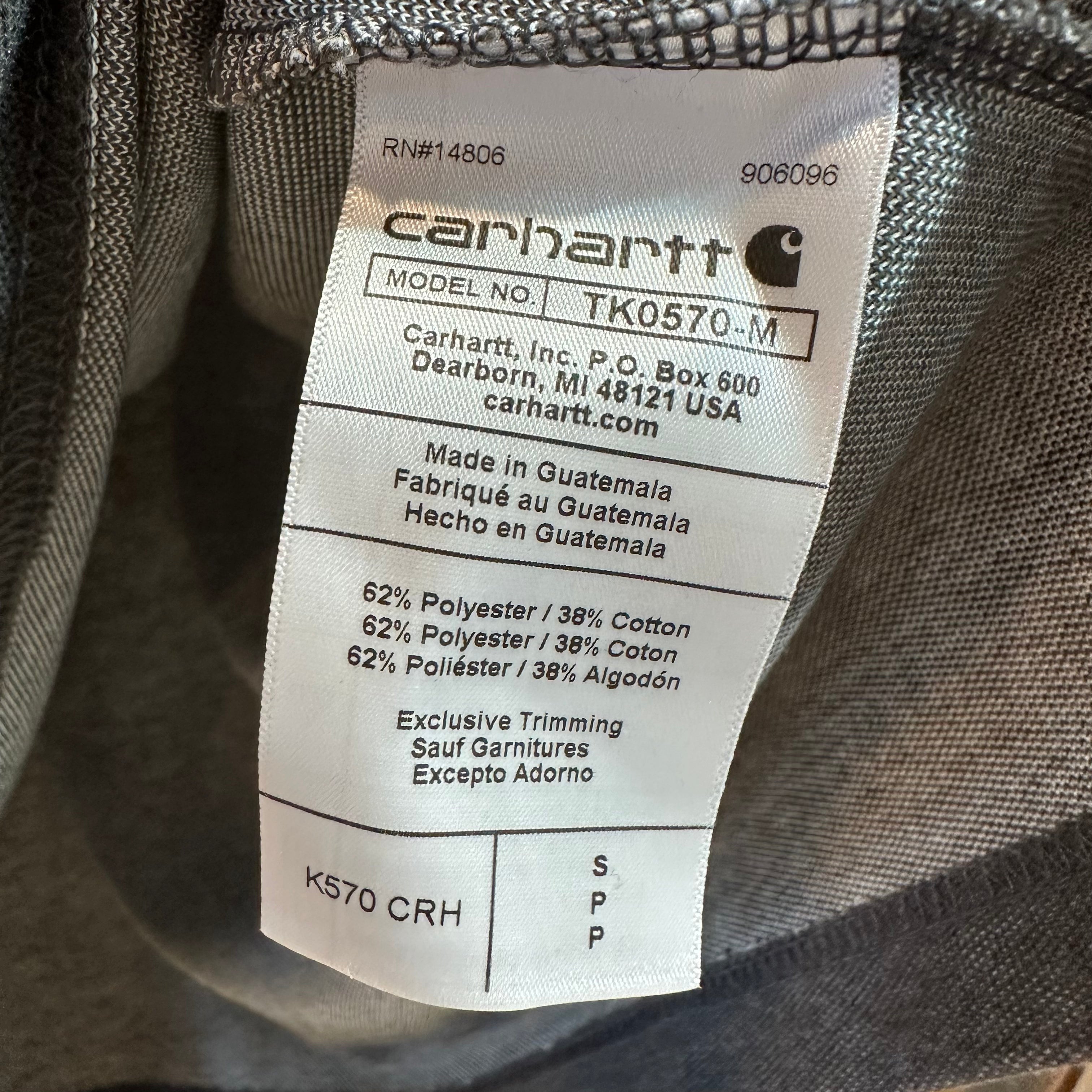 Carhartt Mens Small Polo Shirt