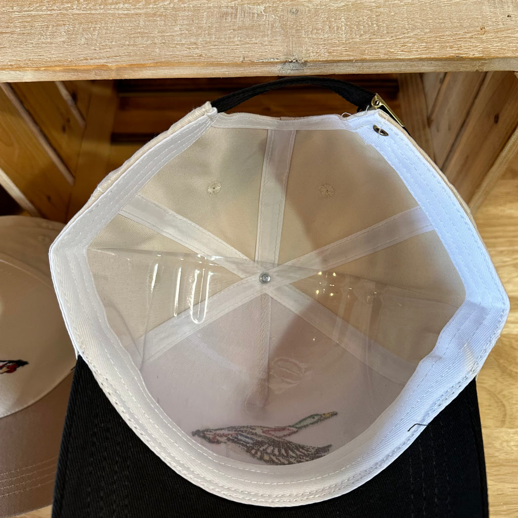 Mallard Hat Black Cream NEW
