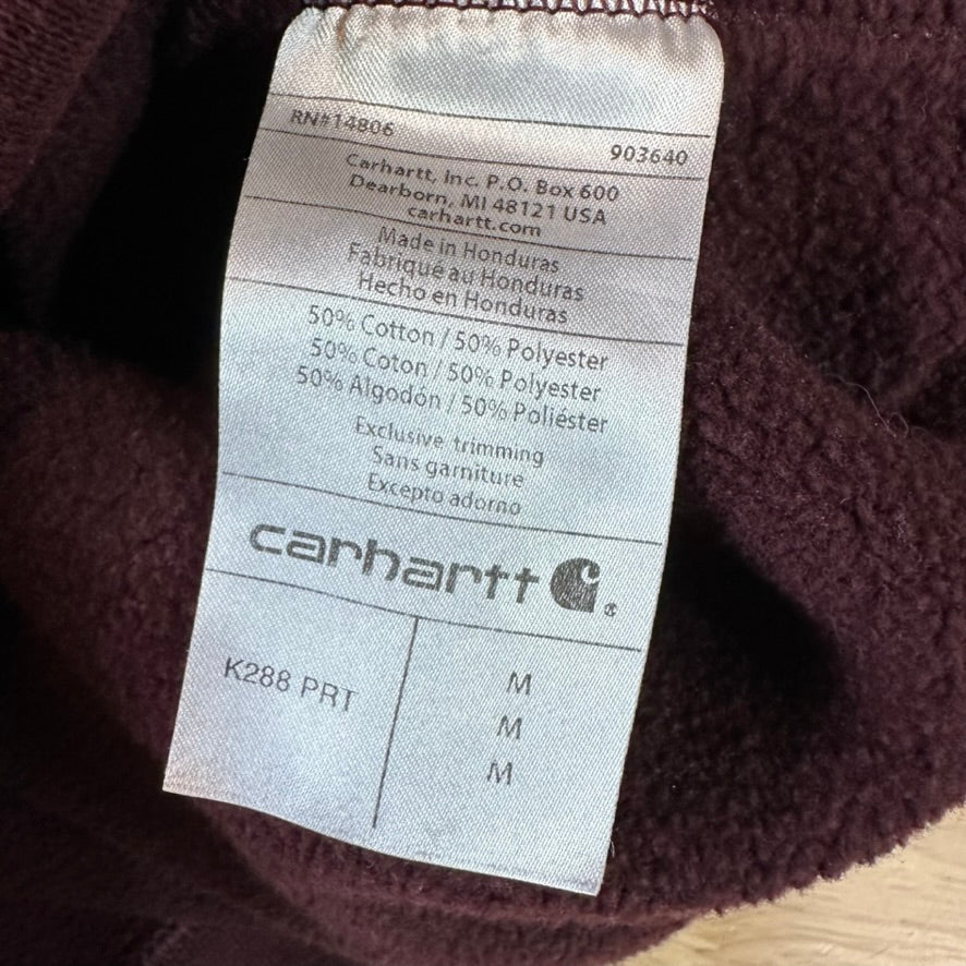 Carhartt Purple Hoodie K288 Mens Medium