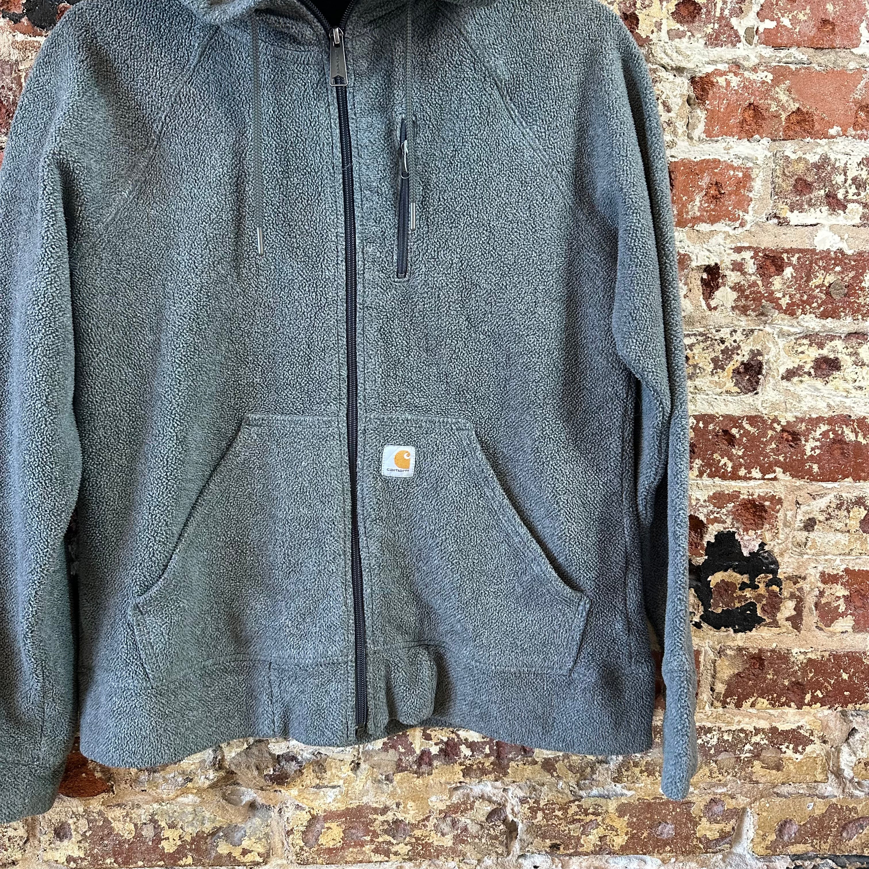 Carhartt Womens Medium Gray Full Zip Sweatshirt