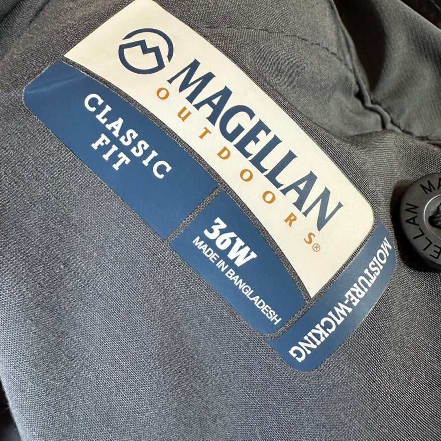 Magellan Mens 36 Gray Pants
