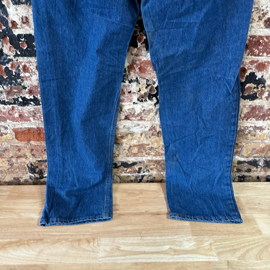 Carhartt FRB100 Blue Jeans Mens 36x36 FR Flame Resistant Denim