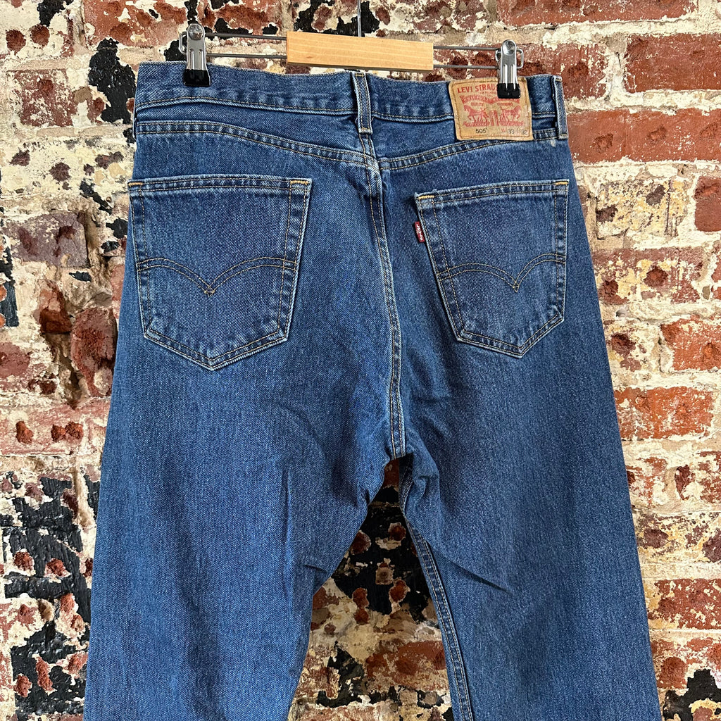 Levi's 505 Mens 33x32 Blue Jeans