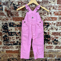 Carhartt Pink Bibs Girls 3T