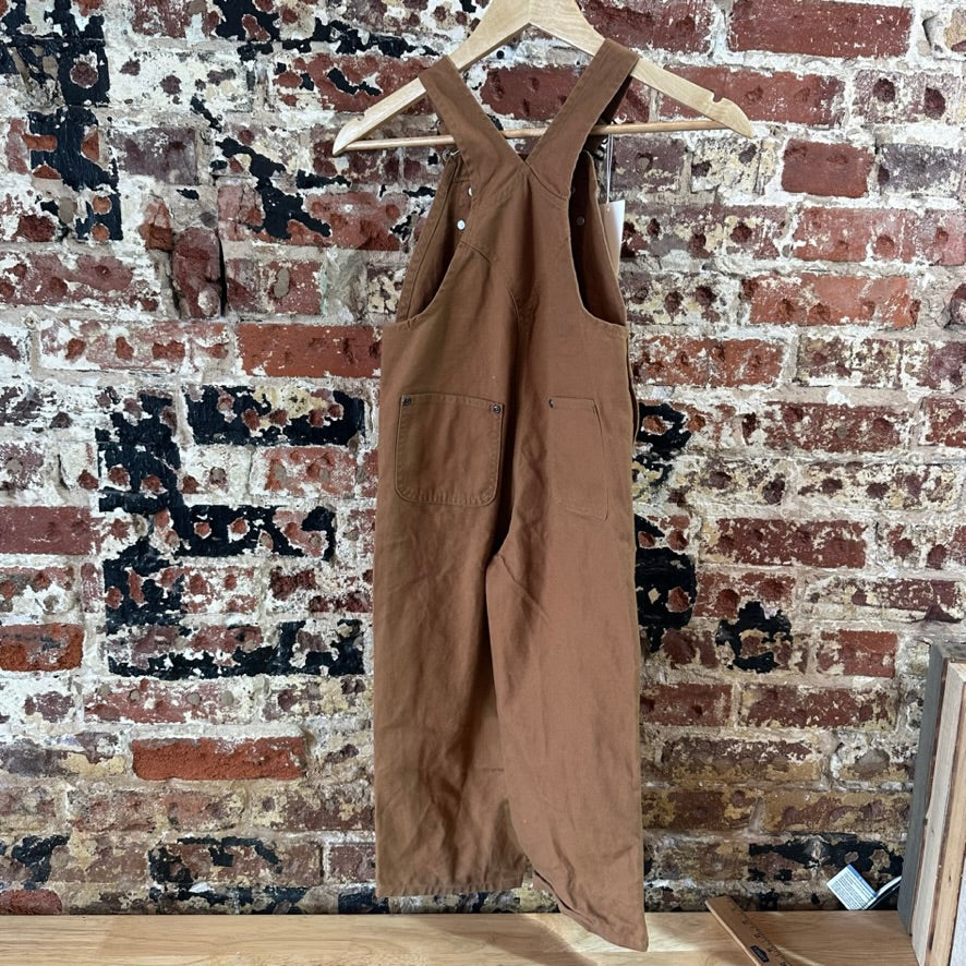 Carhartt Overalls Canvas Brown boys 5 Bibs