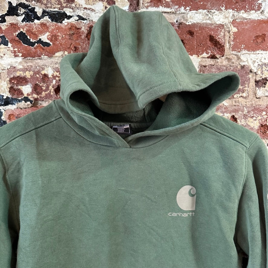 Carhartt Green Hoodie Boys Medium 10-12