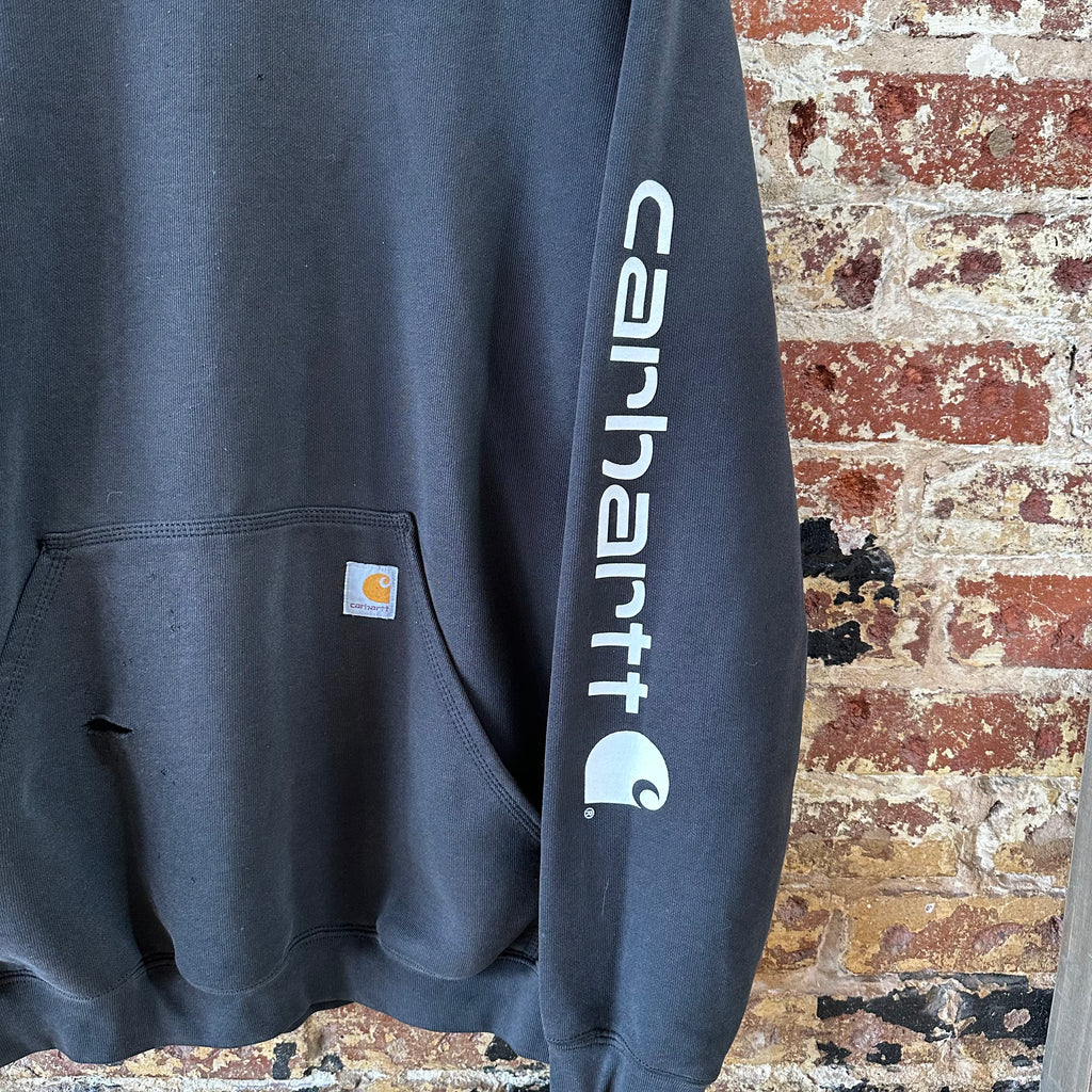 Carhartt Men's Large Tall Black Hoodie