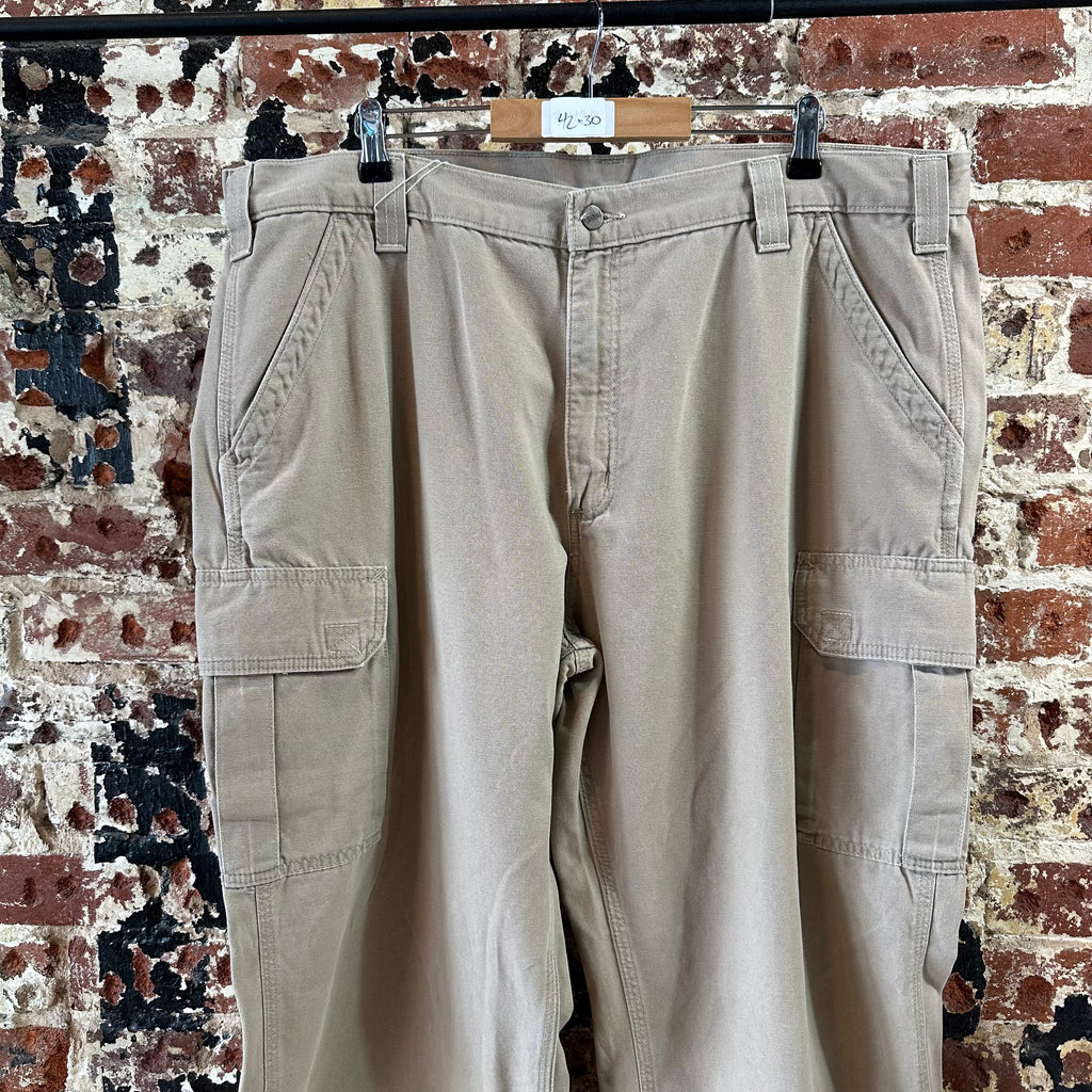 Carhartt Mens 42x30 Tan Cargo Pants