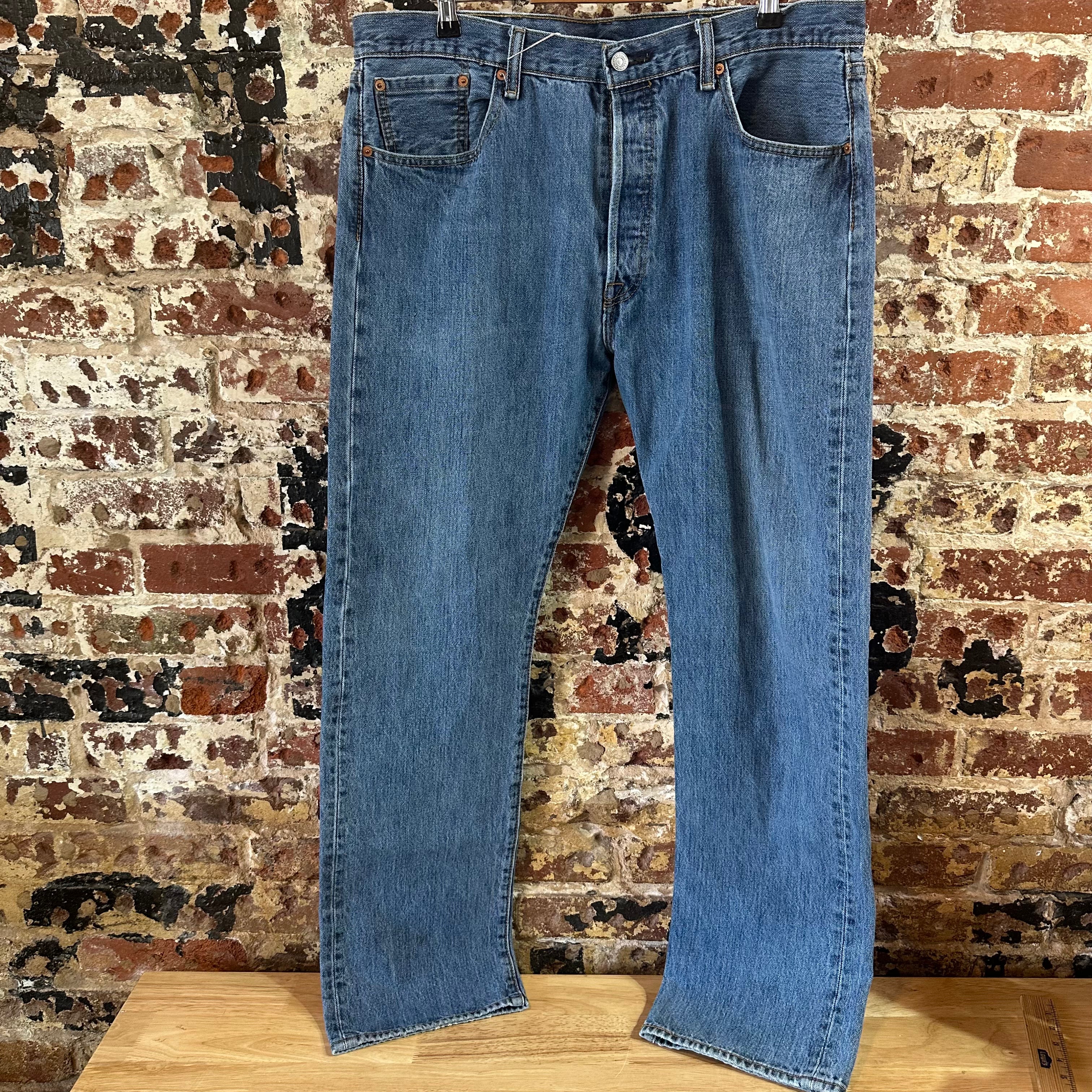 Levi's 501 Mens 38x34 Blue Jeans