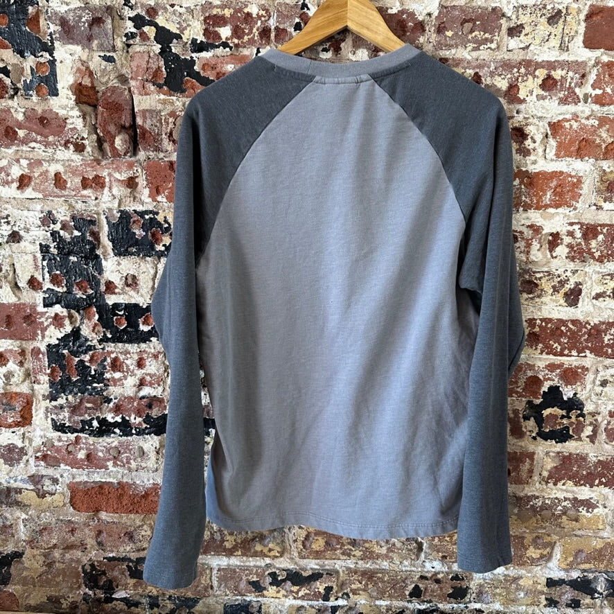 Patagonia Mens Medium Gray Mountain logo 2 toned Lightweight sweatshirt