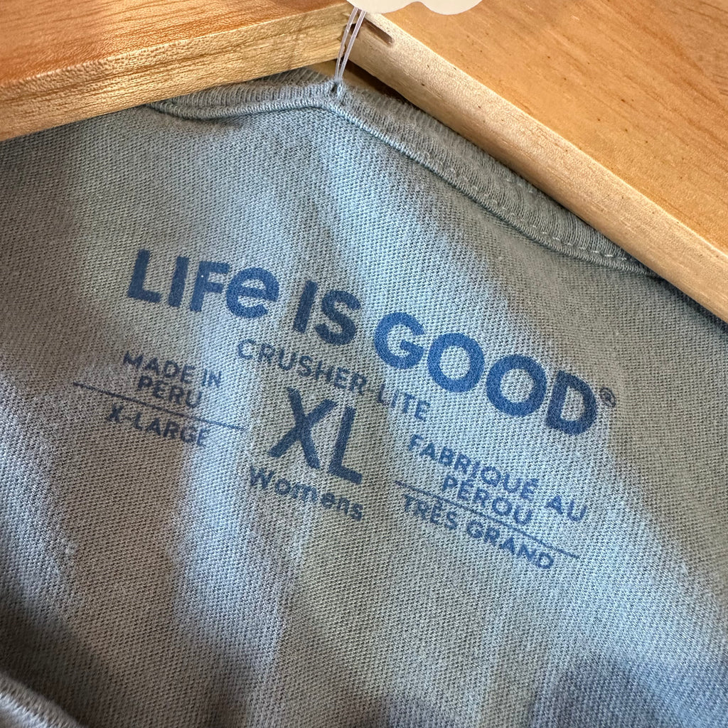 Life is Good T Shirt Womens Size XL