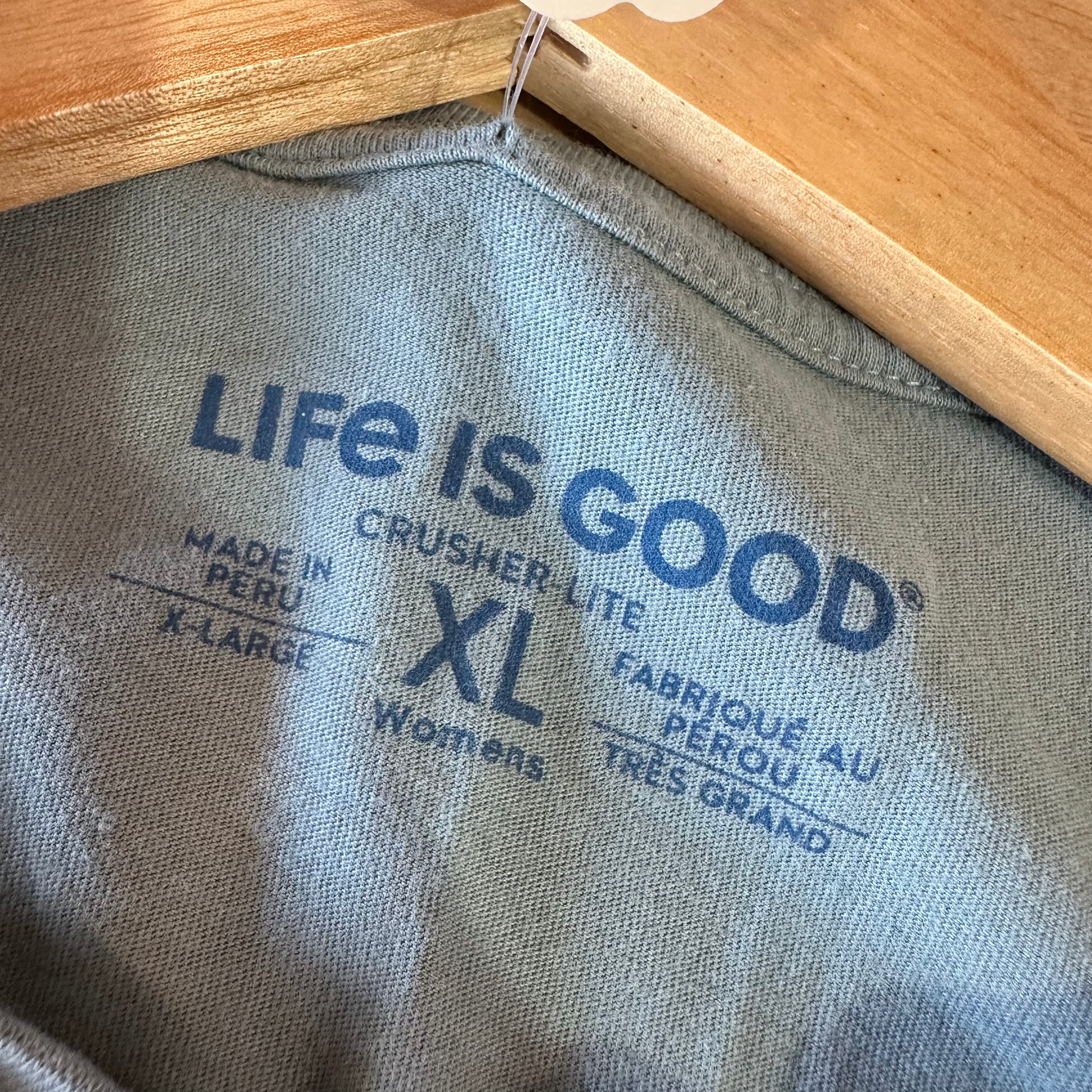 Life is Good T Shirt Womens Size XL
