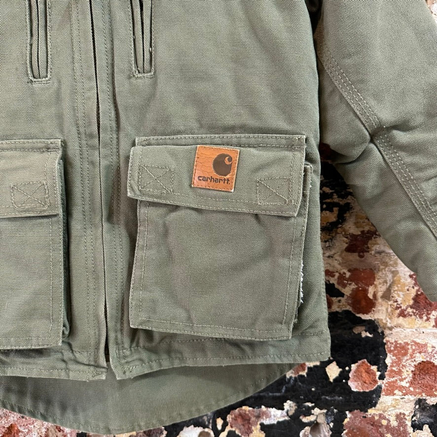 Carhartt Toddler 4 Green Hooded Jacket