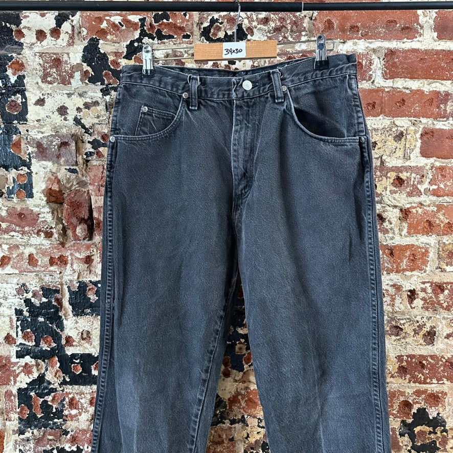 Wrangler Mens 34x30 Black Jeans