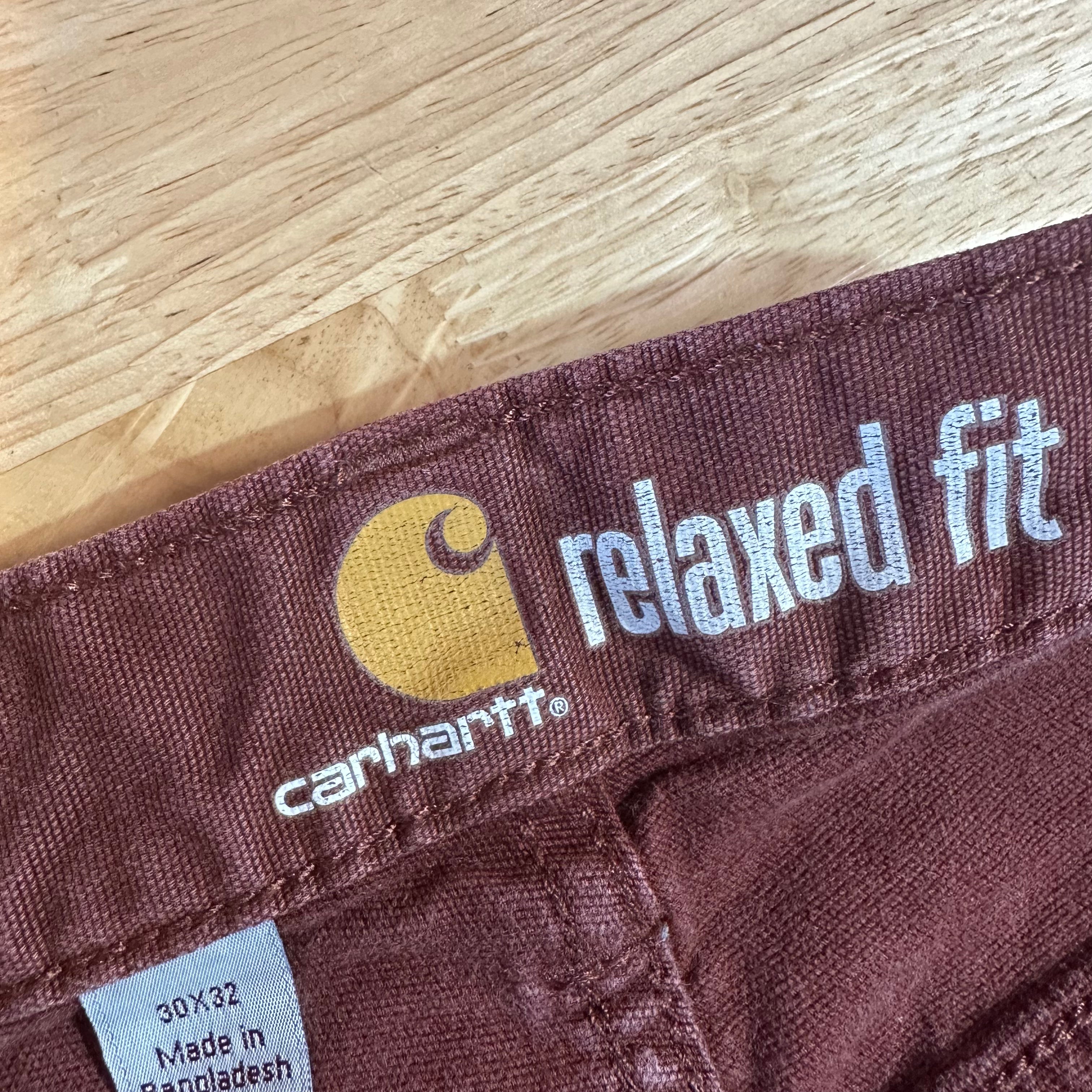 Carhartt Mens 30x32 Reddish Pants