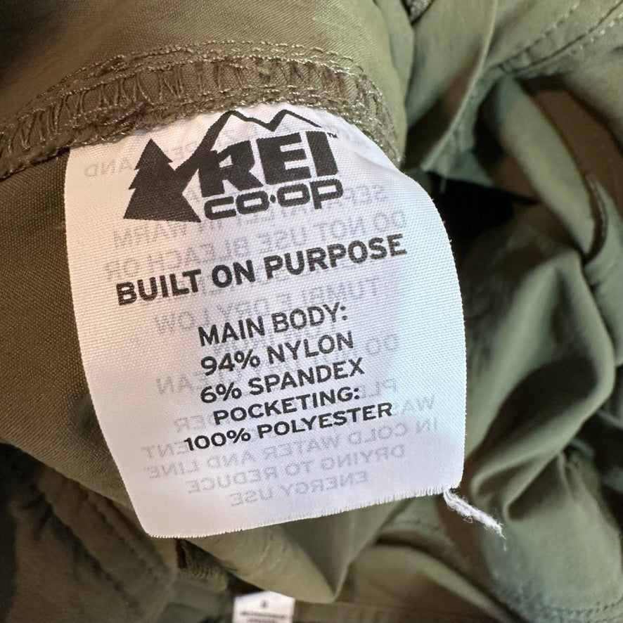REI Womens 8 Green Shorts