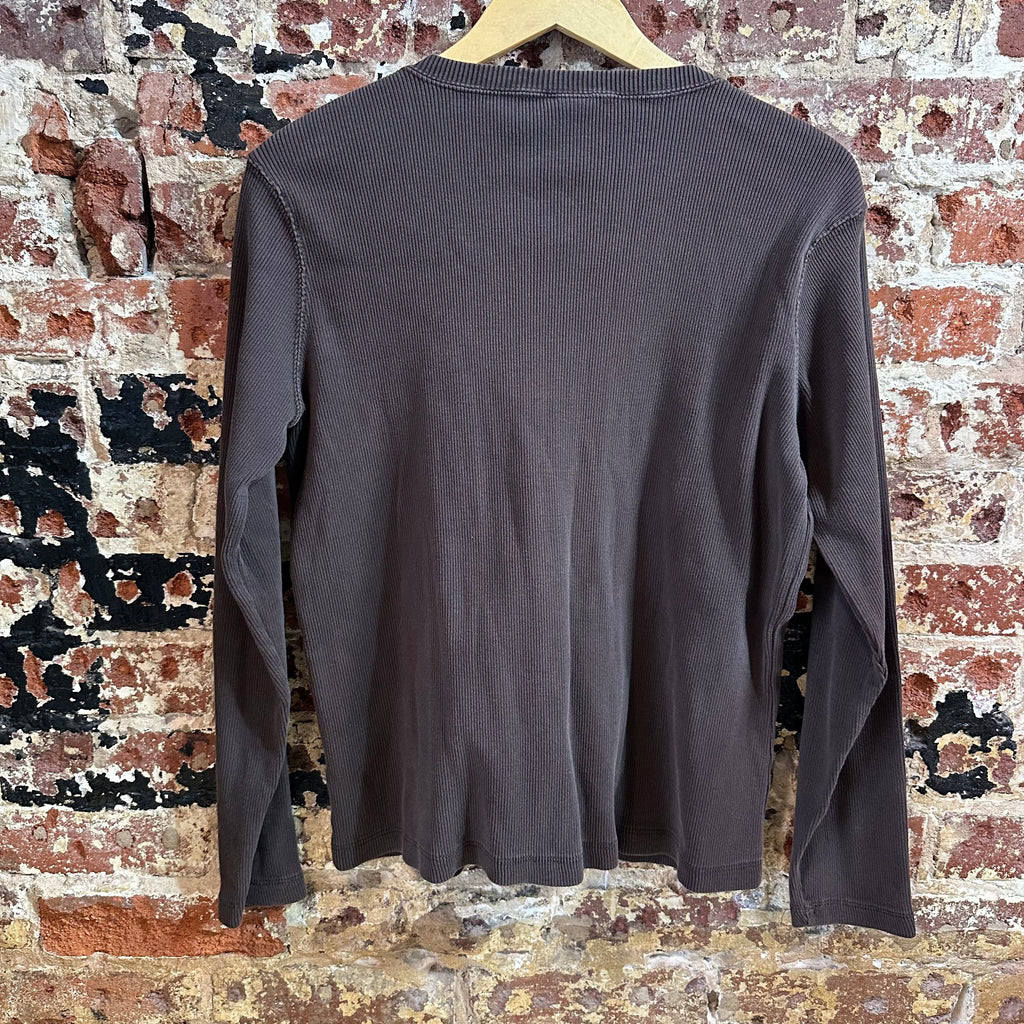 Carhartt Womens XL Brown Henley Thermal