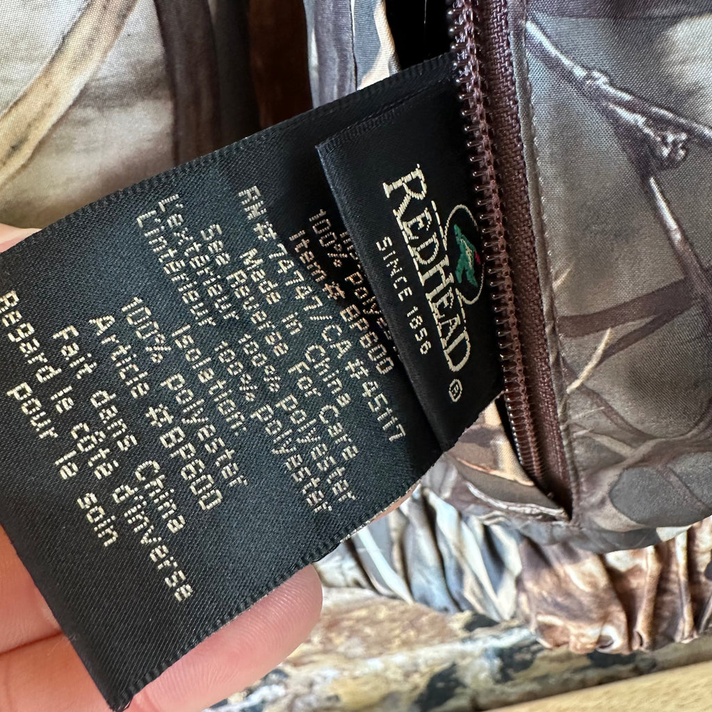 Red Head Men’s Sz Large Advantage Max Blades Reversible Jacket Zip Duck Hunting