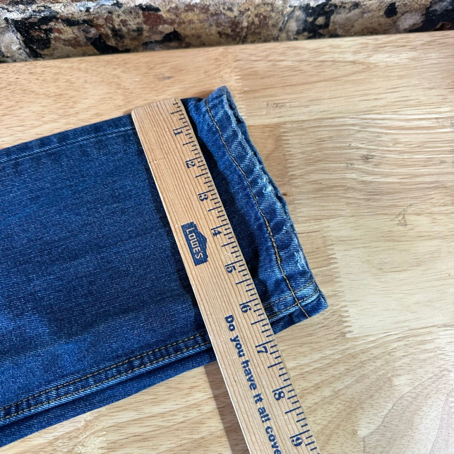 Levis Mens 511 Blue Jeans 33x32 Slim Fit Modern Denim Levi's Distressed