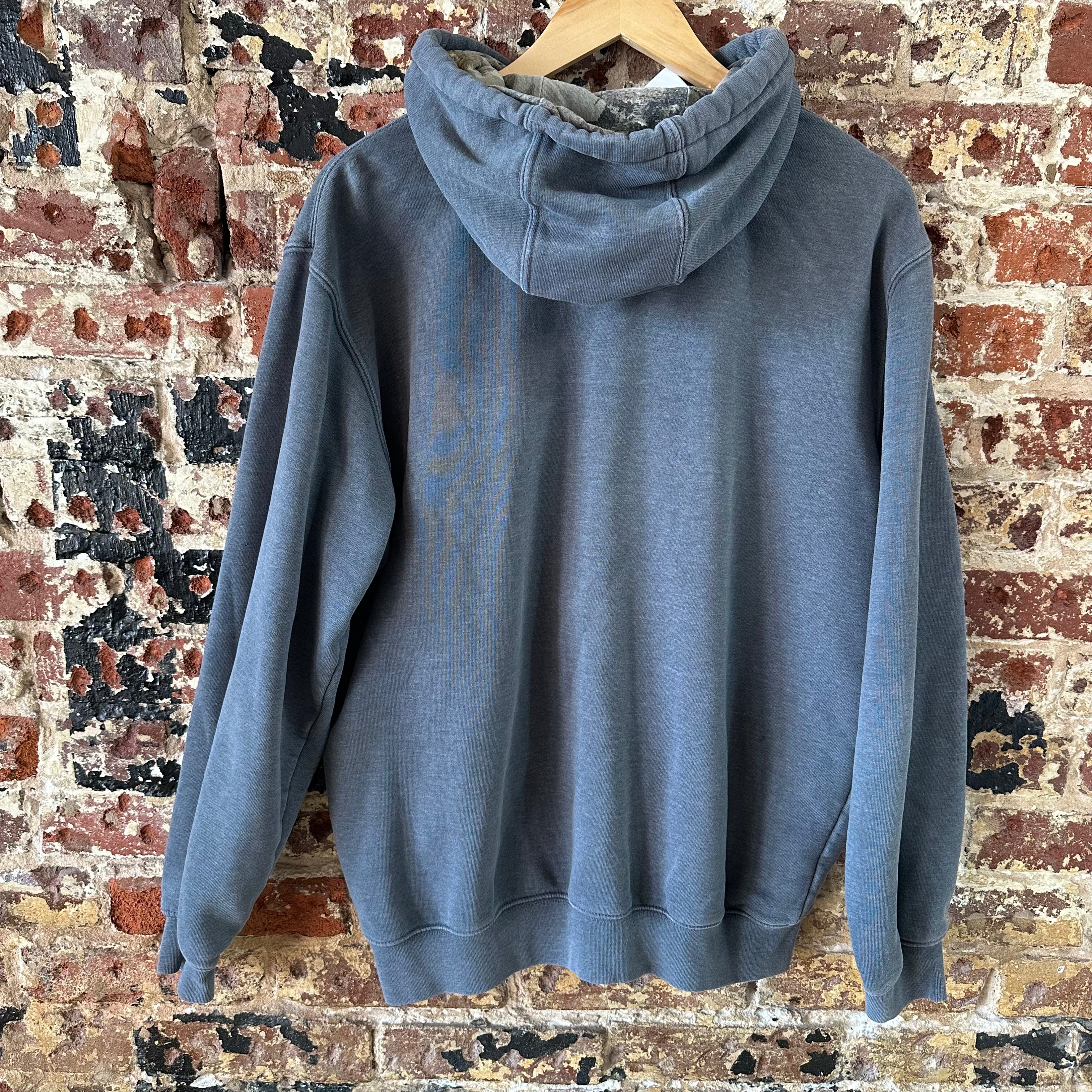 Carhartt Hoodie Sweatshirt Gray Mens Size Medium Original Fit Camo