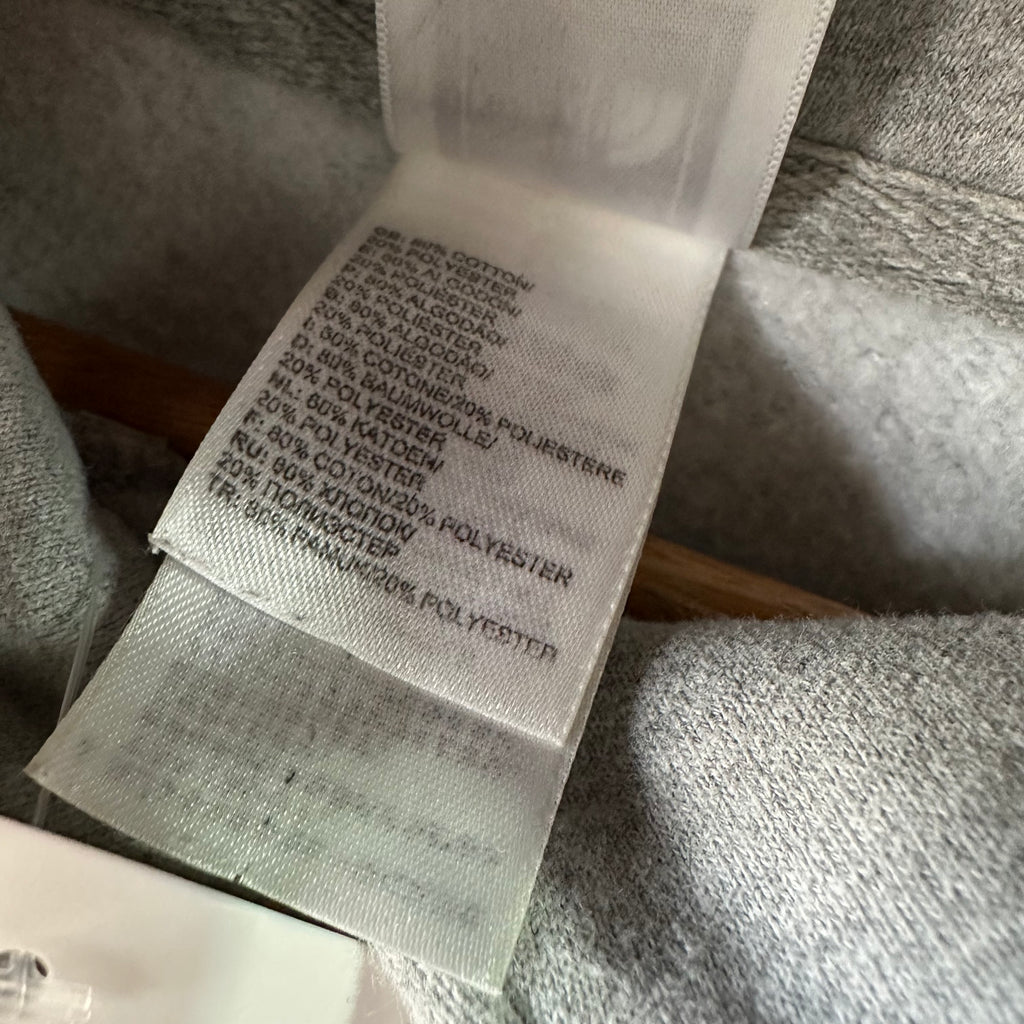 The North Face Men's XL Gray w/ White Logo Hoodie