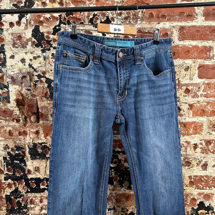 Rock N Roll Mens 32x30 Straight Jeans