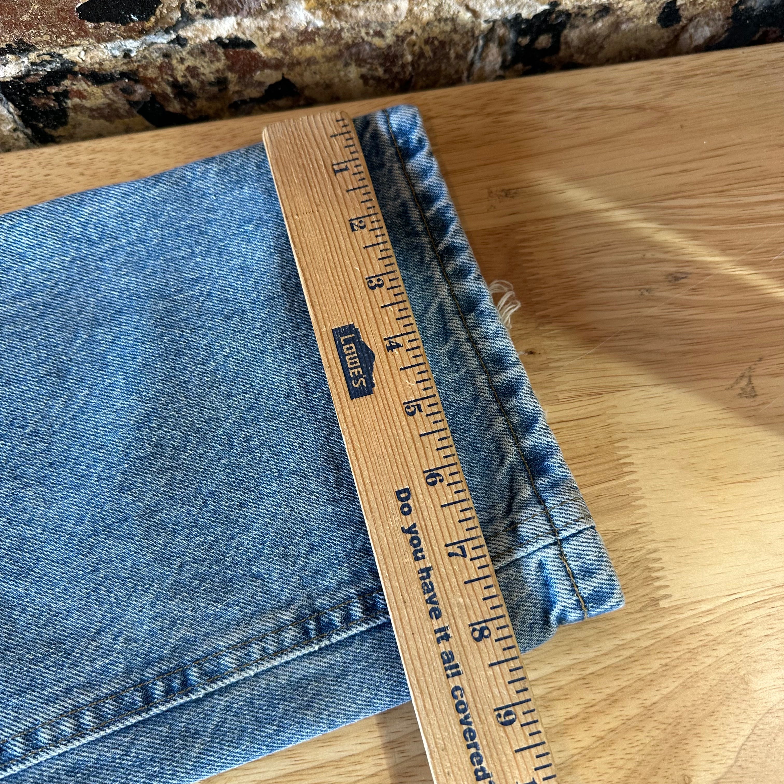 Carhartt Mens 36x34 Blue Jeans