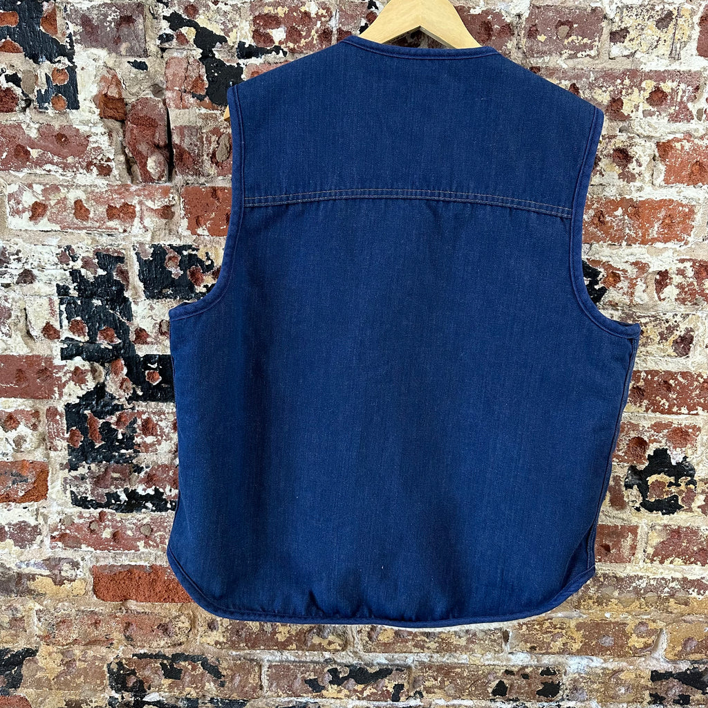 VTG Carhartt Jean Sherpa Men's Size XL Tall Vest