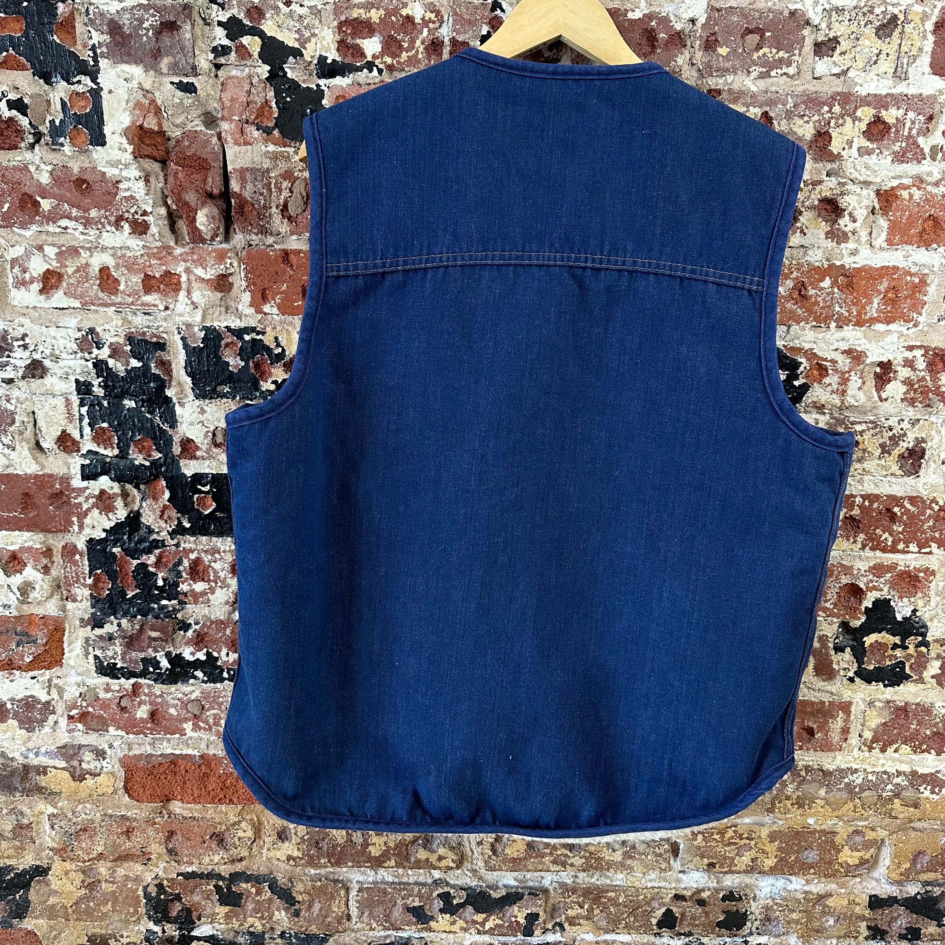 VTG Carhartt Jean Sherpa Men's Size XL Tall Vest
