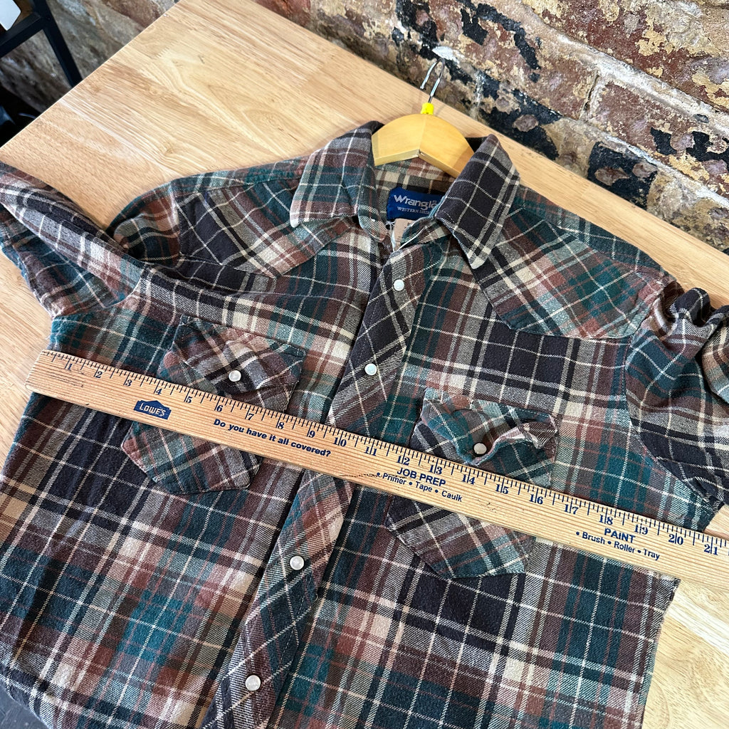 Wrangler Button Up Shirt Mens Medium