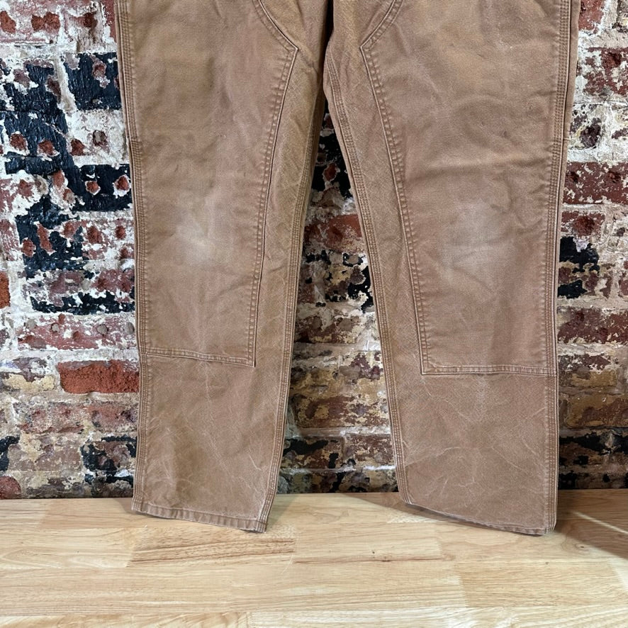 Carhartt Double Knee Brown Mens 32x32 Pants