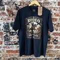 Rodeo Men's XL S/S Black T-Shirt NEW