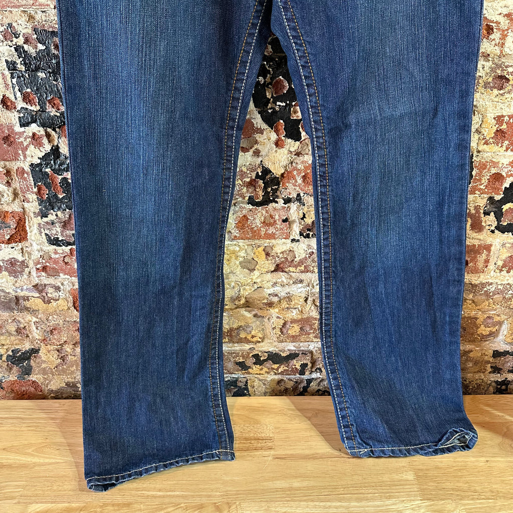 Ariat FR Mens 33x34 Blue M4 Low Rise Bootcut Jeans