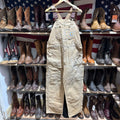 Carhartt R01 Mens 36x32 Brown Bibs