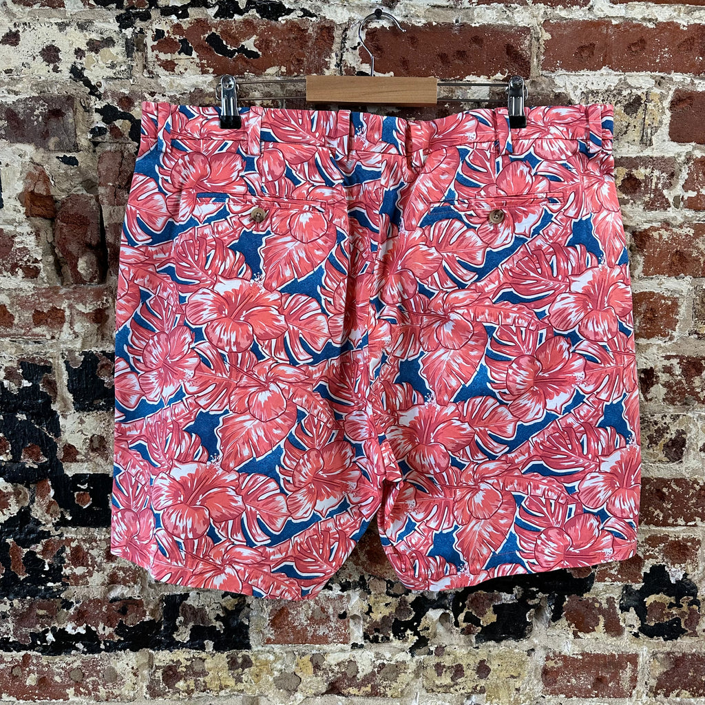 Vineyard Vines Shorts Mens 40 Pink Floral Performance Breaker Shorts Golf Preppy