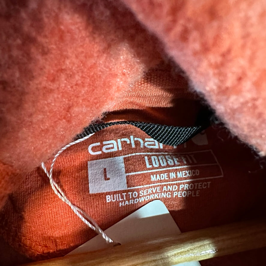Carhartt Men's Large Orange Hoodie