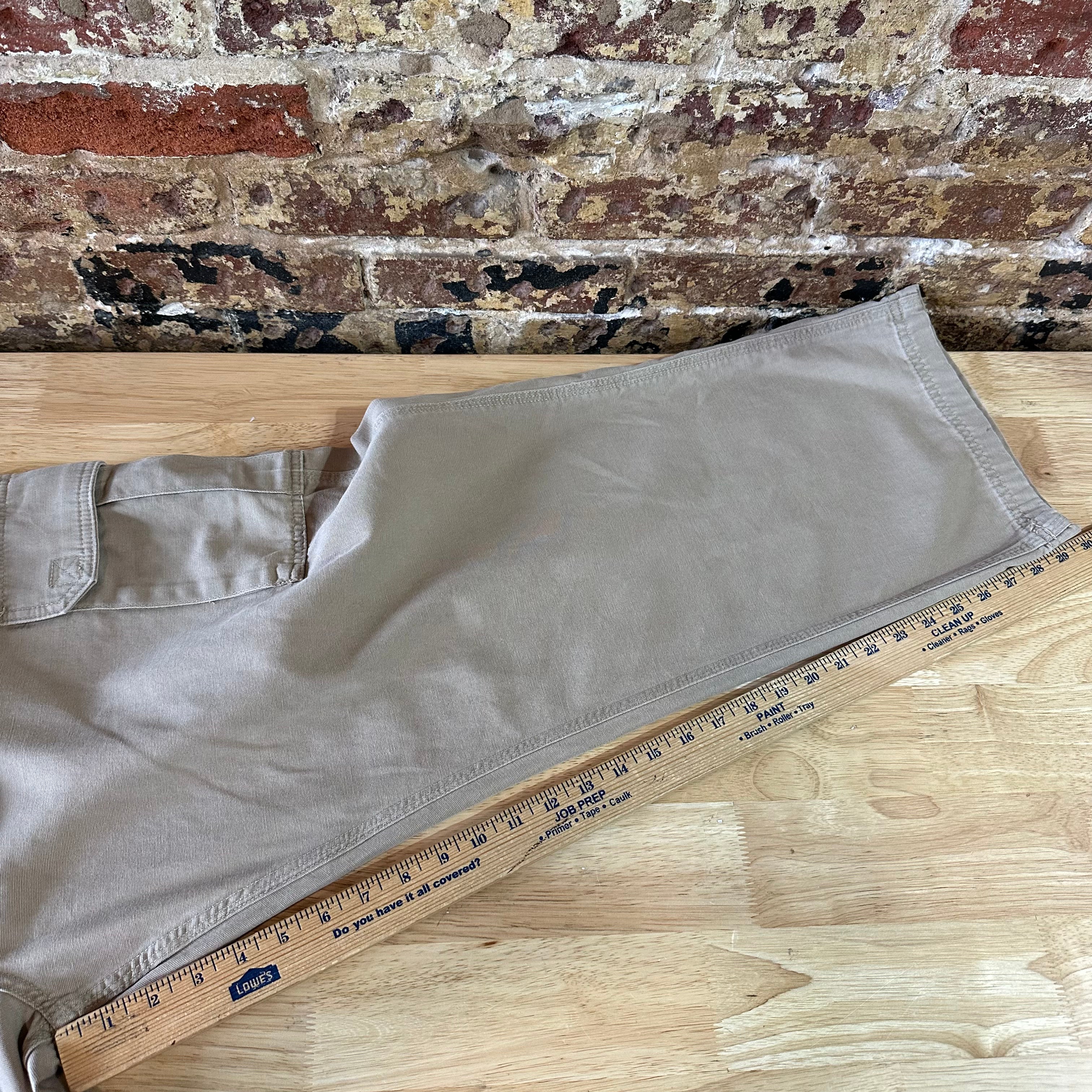 Carhartt Mens 42x30 Tan Cargo Pants