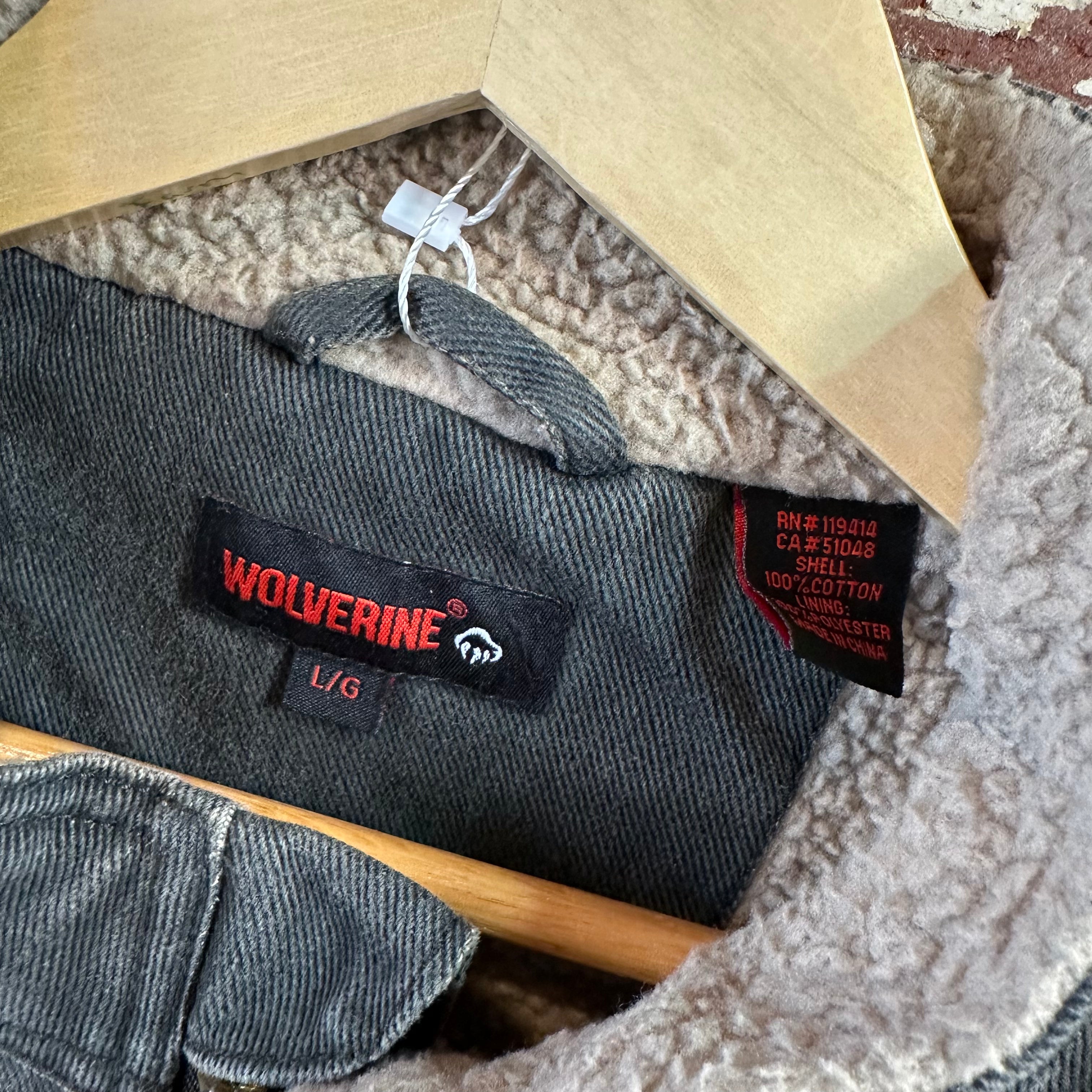 Wolverine Mens Large Gray Vest