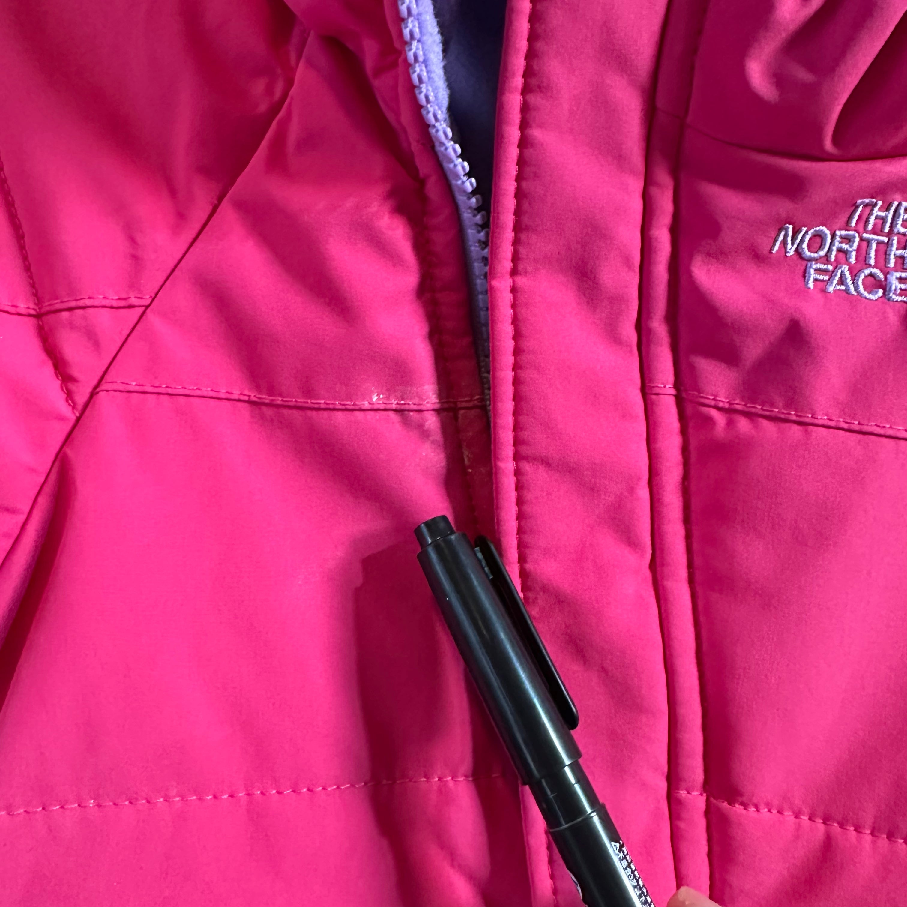The North Face Baby Girl Pink Winter Snowsuit Overall Size 0-3M months