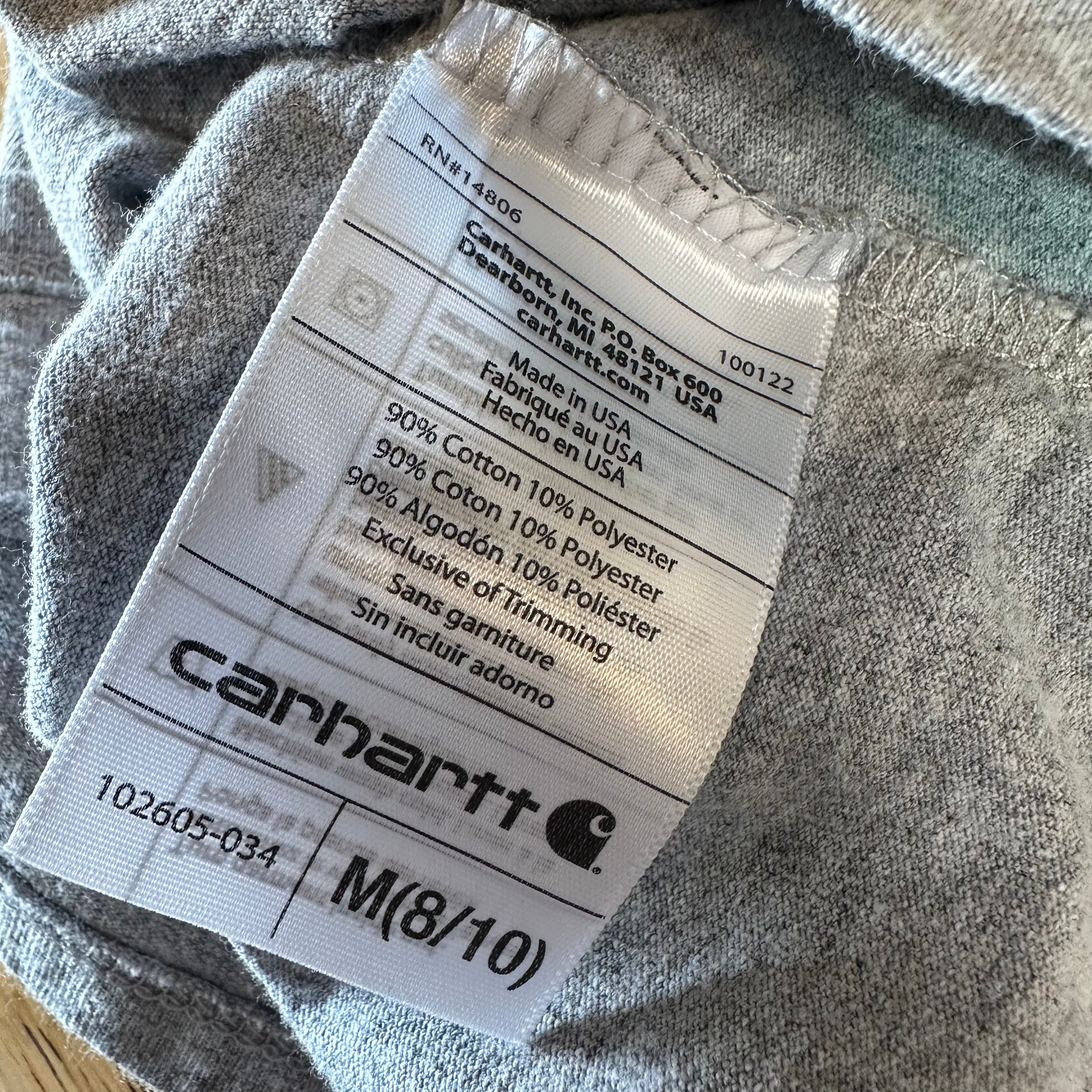 Carhartt T Shirt Size Medium