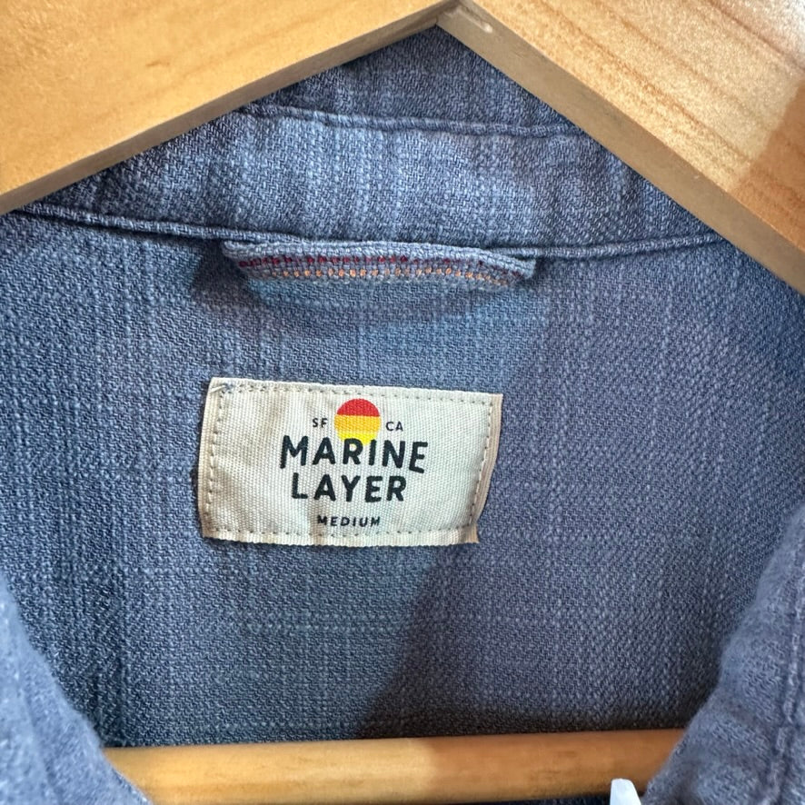 Marine Layer Button Up Shirt Mens Medium