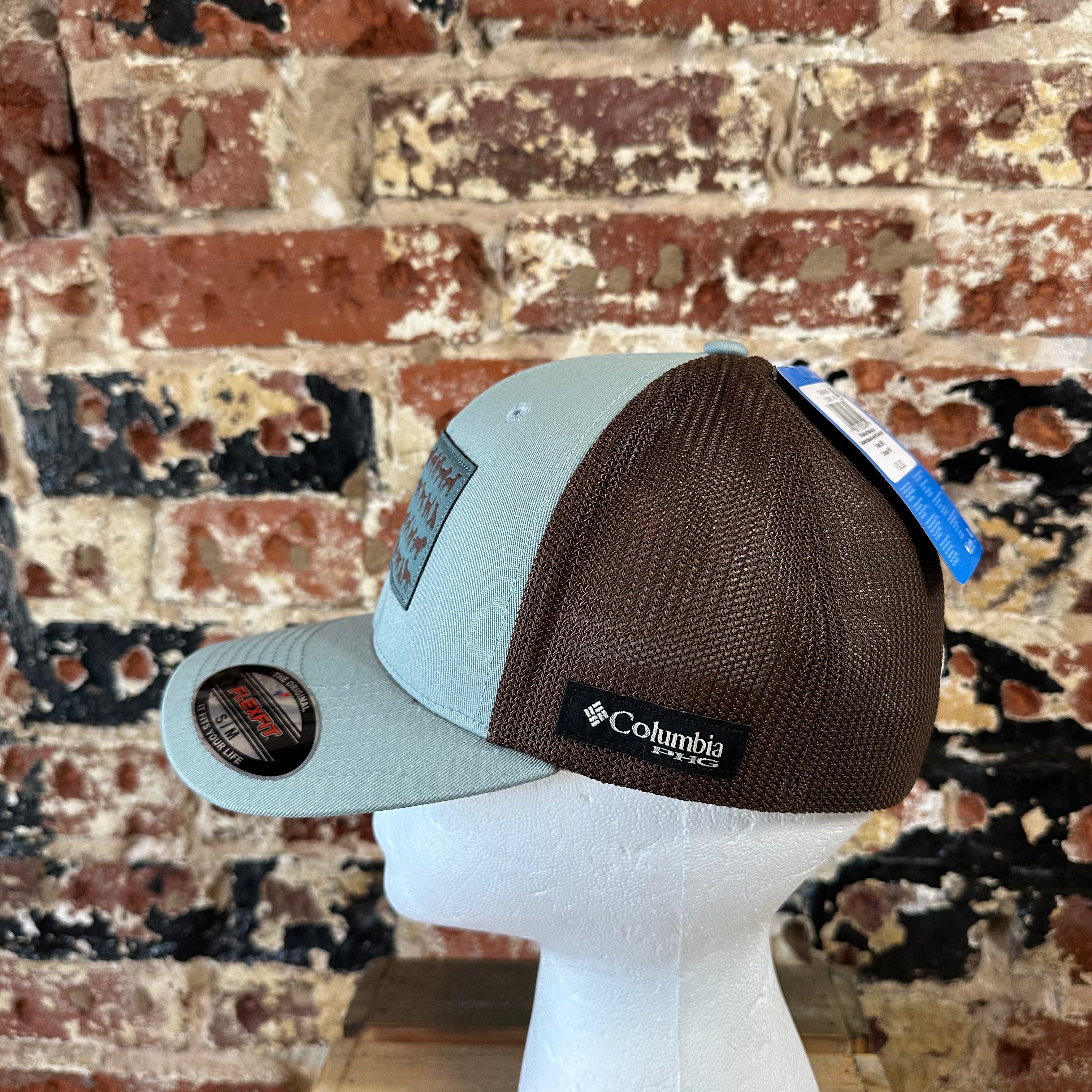 Columbia PHG S/M Fitted Green Hat NEW