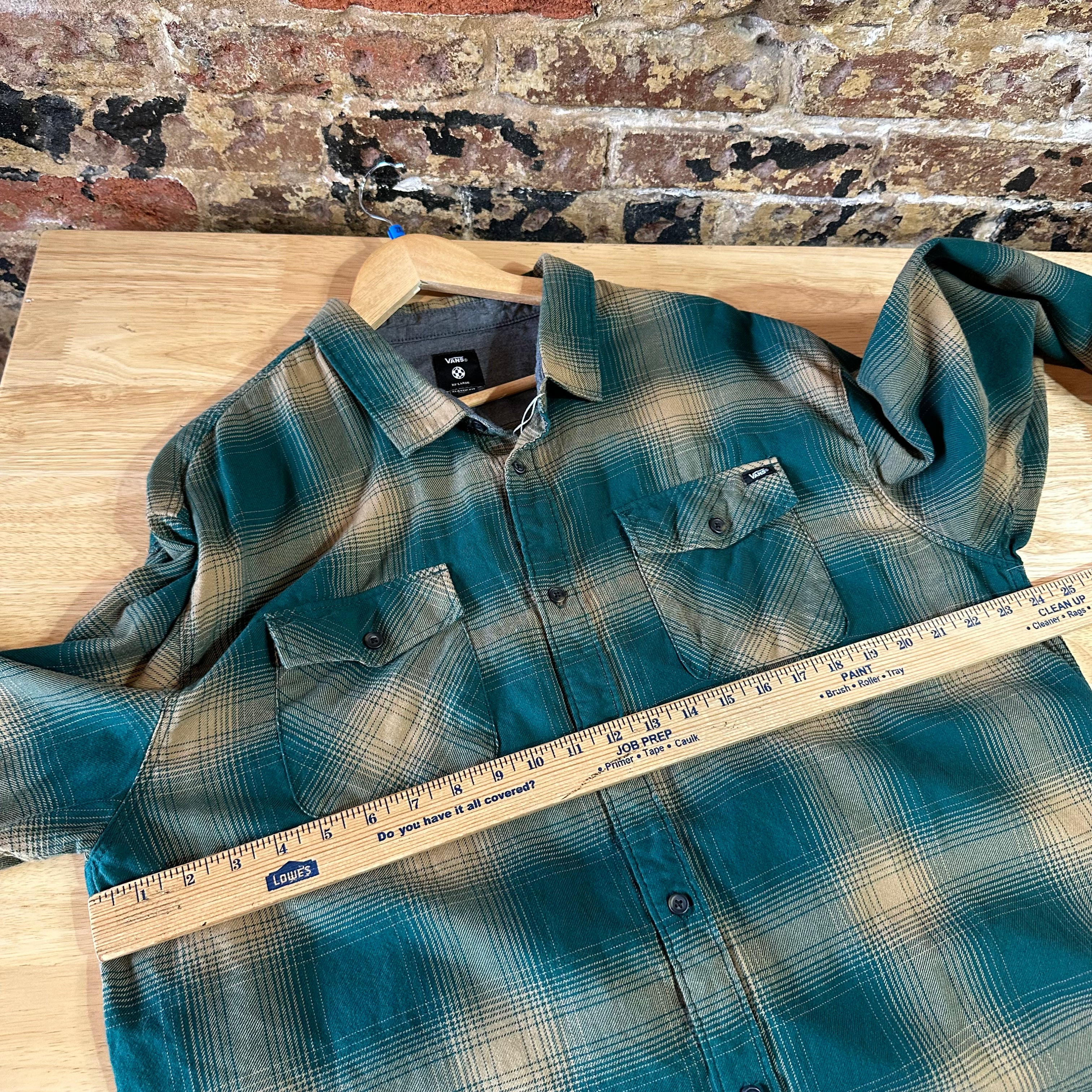 Vans L/S Flannel Button Shirt Mens 2XL