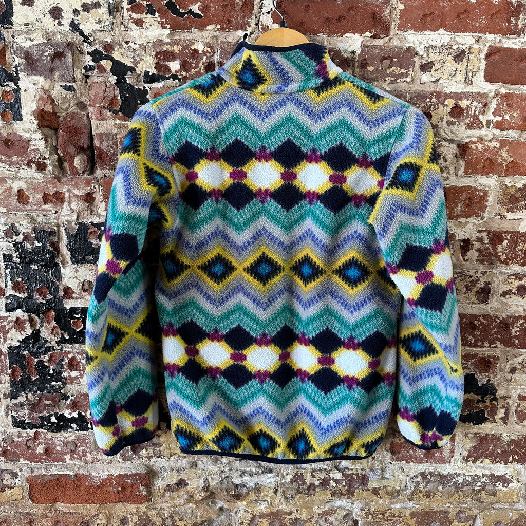 Patagonia Synchilla Womens Snap-T Aztec Fleece Jacket Pullover Size XXS