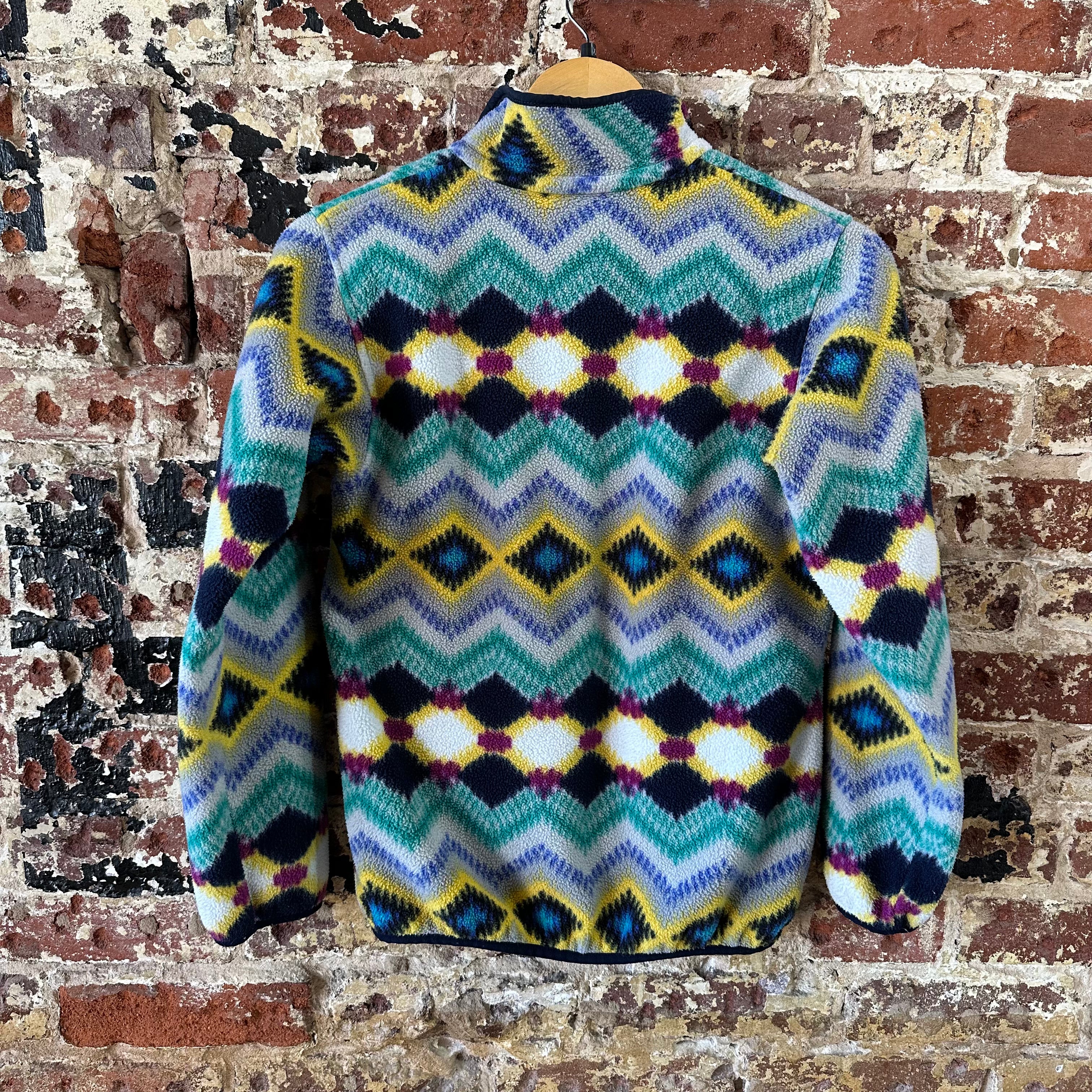 Patagonia Synchilla Womens Snap-T Aztec Fleece Jacket Pullover Size XXS