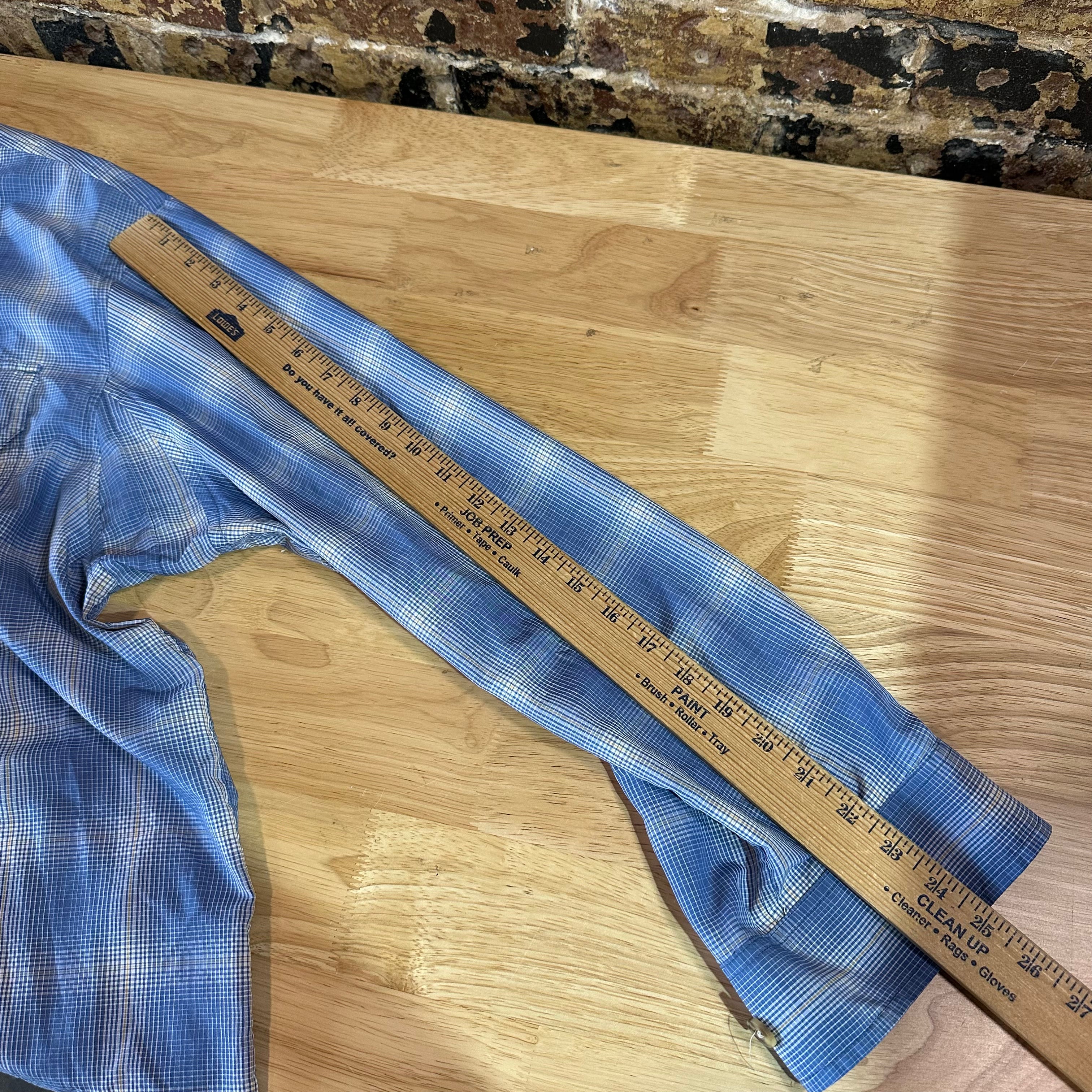 Duluth Trading Mens XL Button Down Shirt Blue Plaid Long sleeve Nylon
