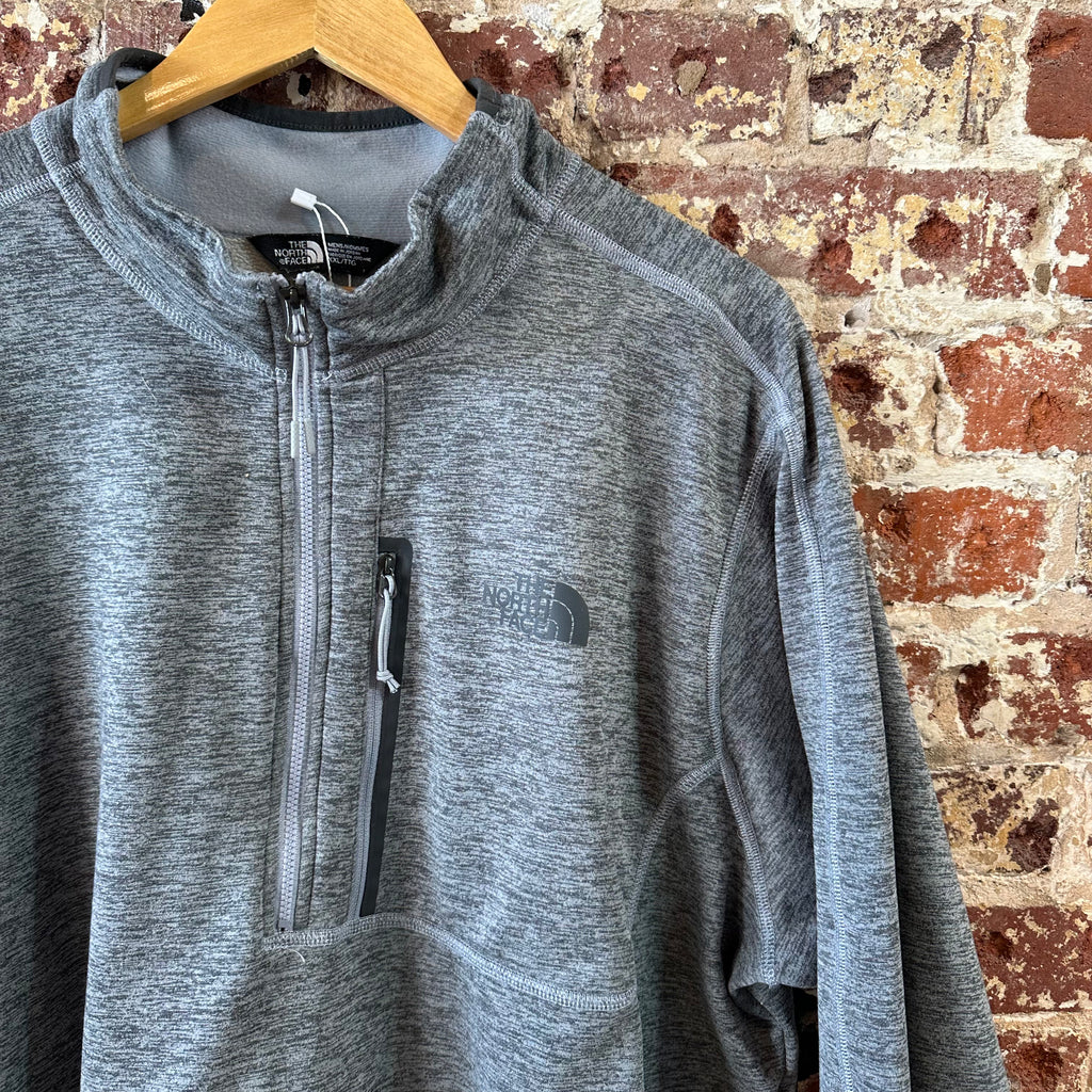 The North Face Pullover 1/2 Zip Mens 2XL Gray Fleece Canyonlands Long Sleeve