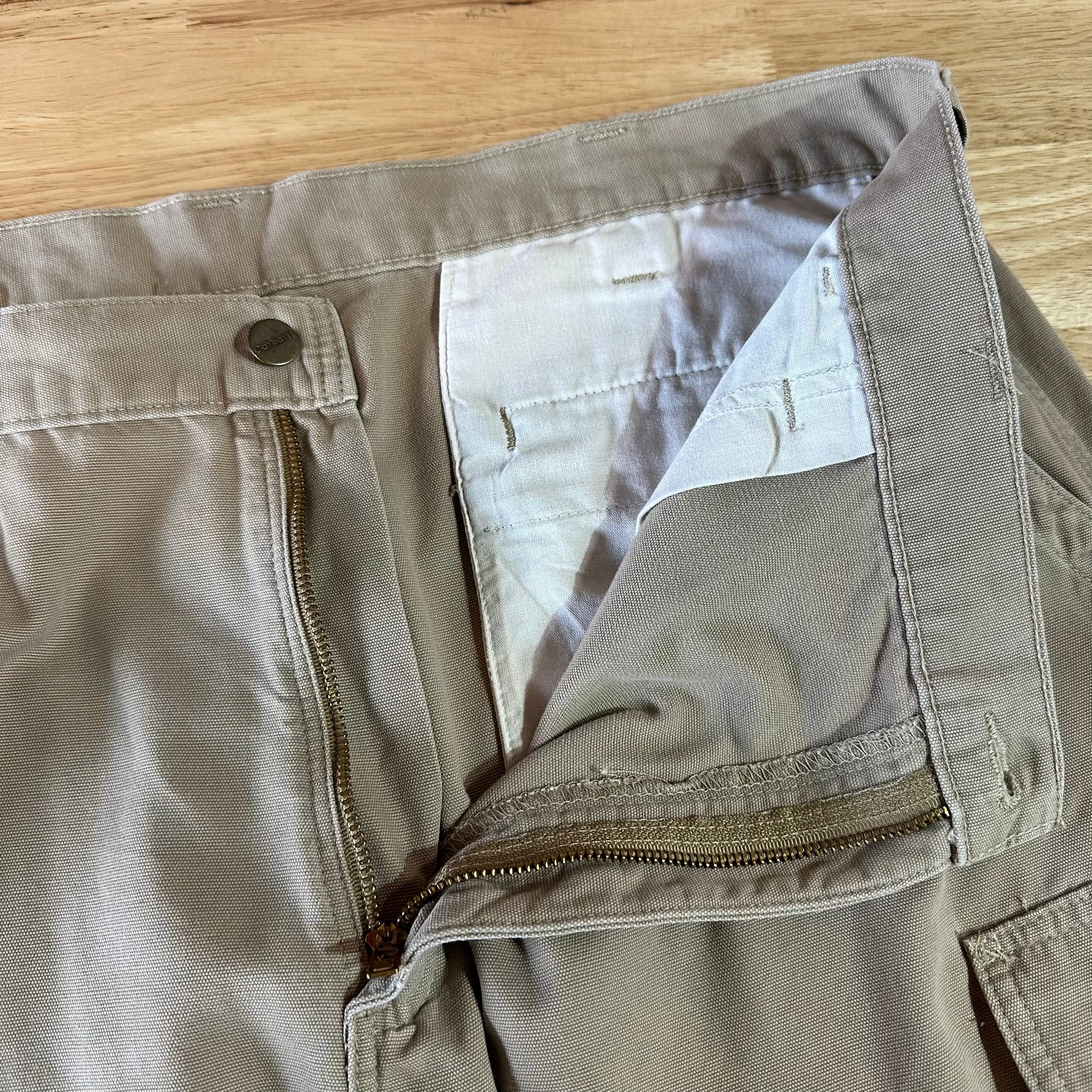 Carhartt Mens 42x30 Tan Cargo Pants