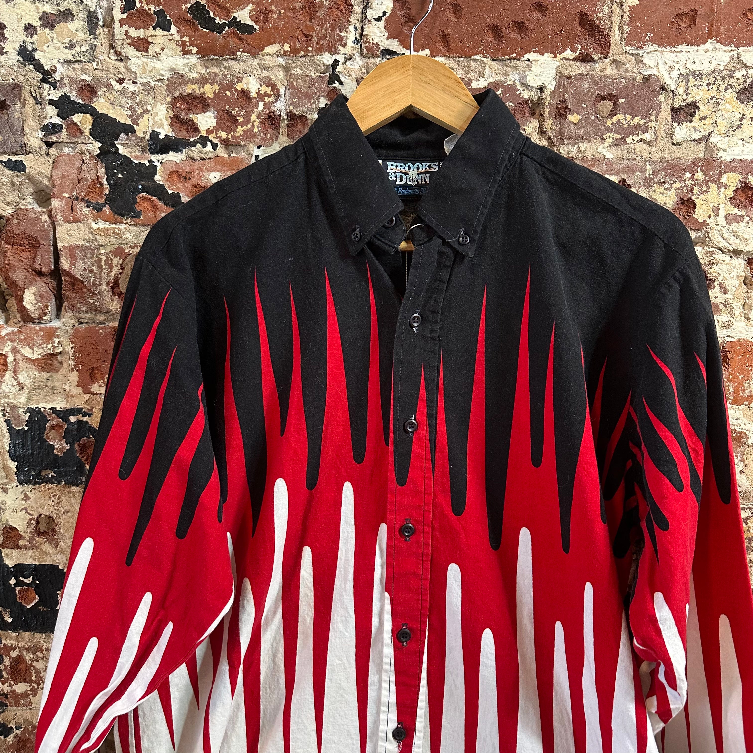VTG Brooks & Dunn Men's Large Western Shirt